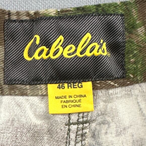 Cabelas Pants 46 REG Real Tree Max-1 Silent Camo Cargo Hunting Camping Fishing - Picture 9 of 16